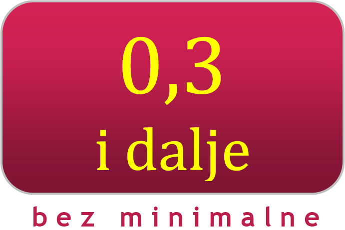 Promotivna akcija "0,3 i dalje"